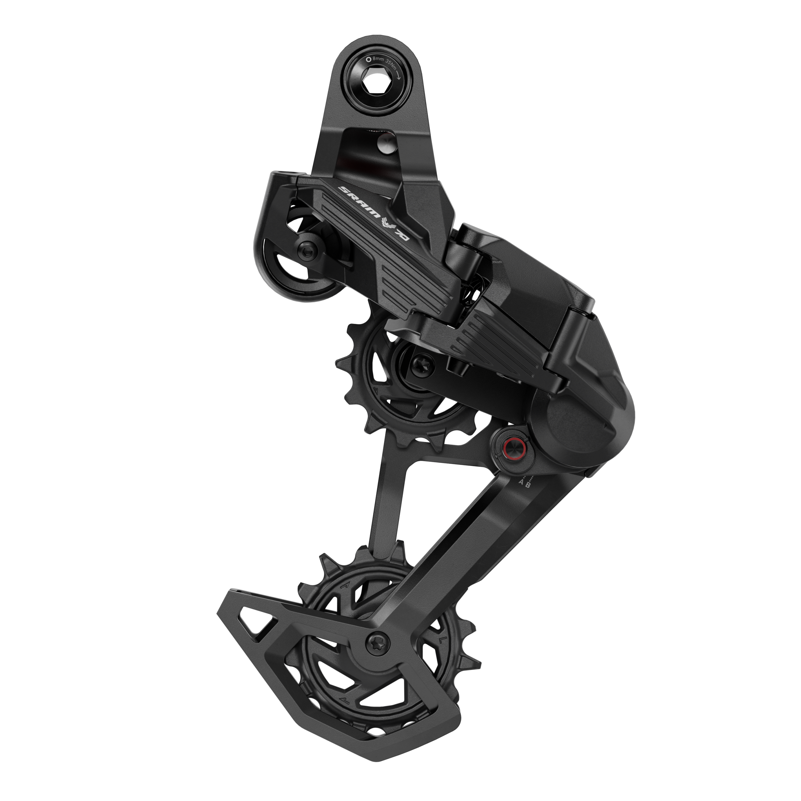 SRAM Eagle 70 T-Type Rear Derailleur - 12-Speed, Long Cage, 52t Max, Full Mount, Steel Cage, Black