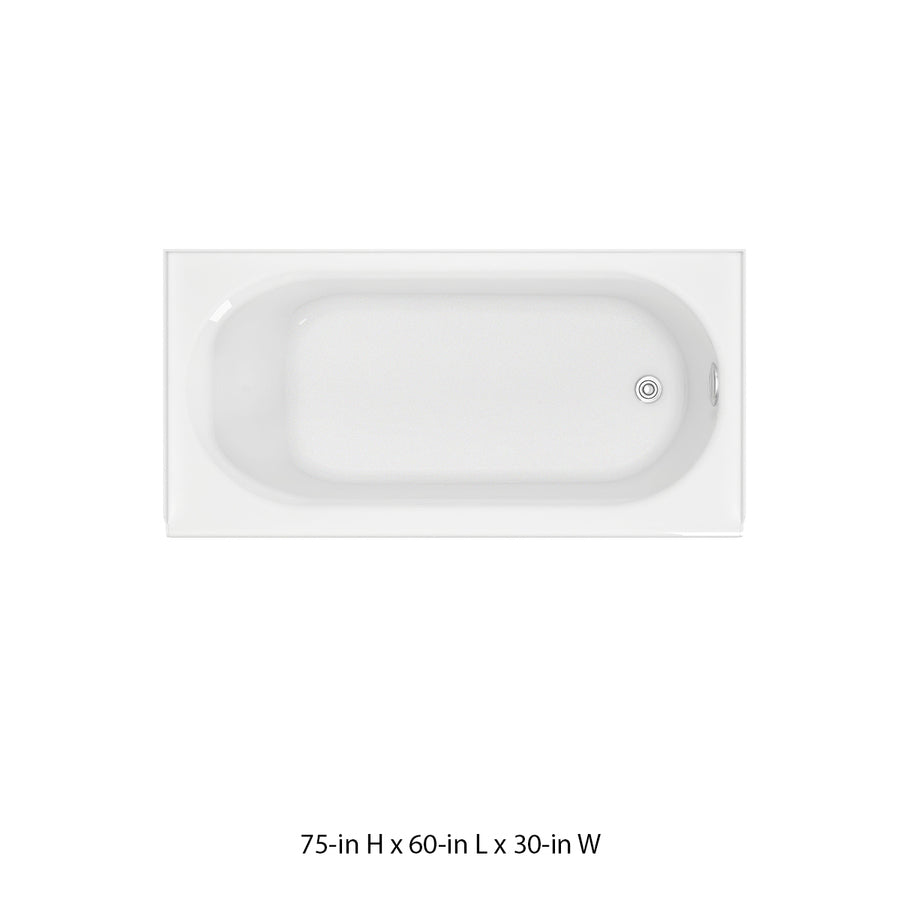 Zenith 108-in H Steel Satin Nickel Tension Pole Freestanding Shower Caddy