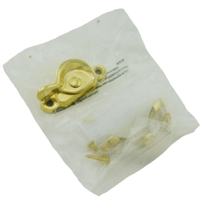 Ives Commercial 07B3 Solid Brass Window Lock Bright Brass Finish