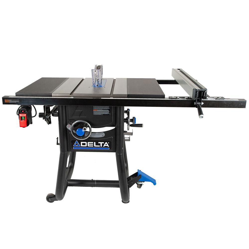 15 Amp 10 in. Table Saw with 30 in. Rip Capacity and Steel Extension Tables
