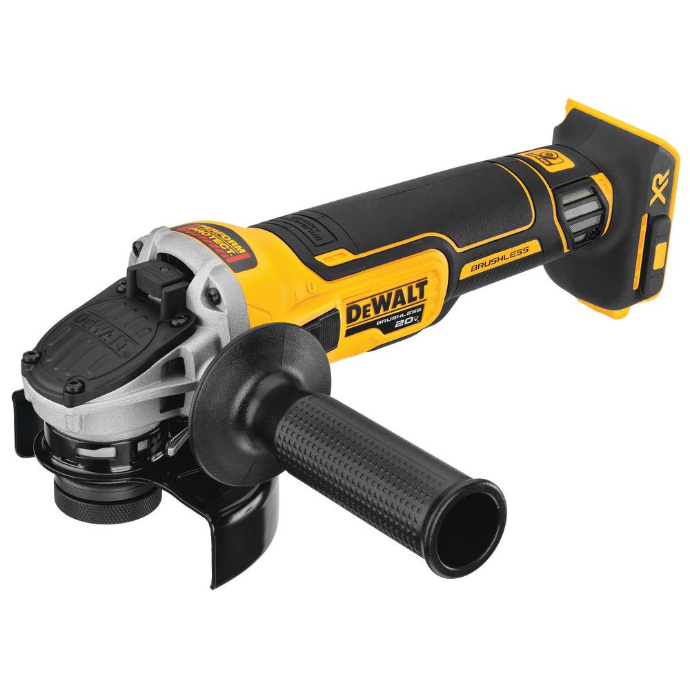 20-Volt MAX Cordless Brushless 4-1/2 in. Small Angle Grinder (Tool-Only) with Slide Switch