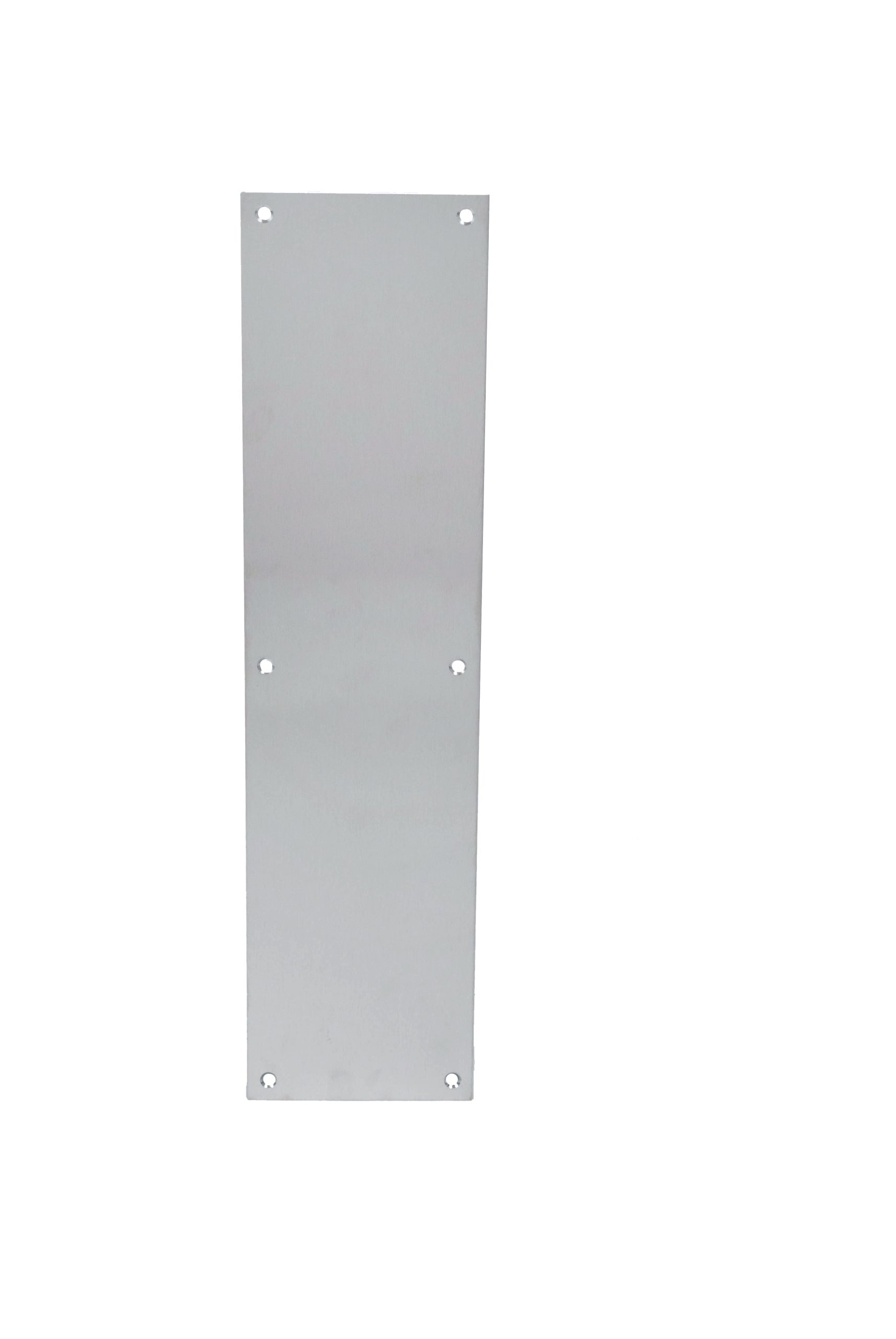 Trimco 10013710CU 4" x 16" Square Corner Push Plate Healthy Hardware Steralloy Finish