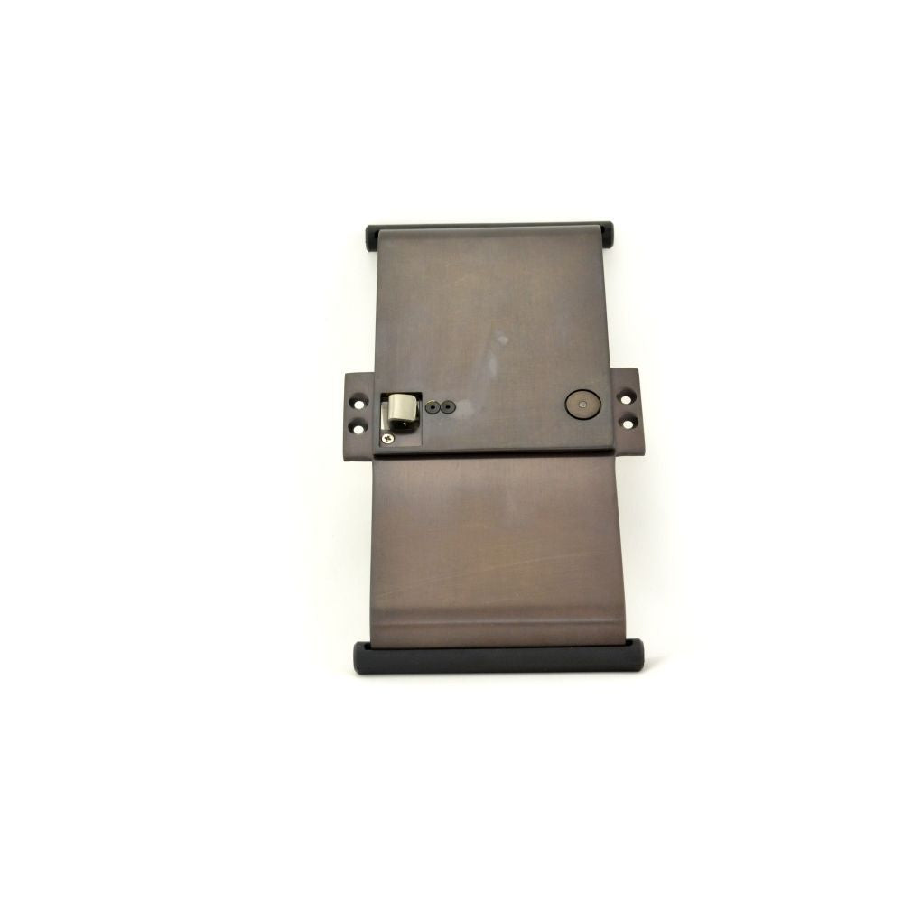 Trimco 1069FPALH3613 Left Hand ADA Full Privacy Pocket Door Pull with Emergency Key for Frame Size A 4-3/4" to 5-1/2" Oil Rubbed Bronze Finish