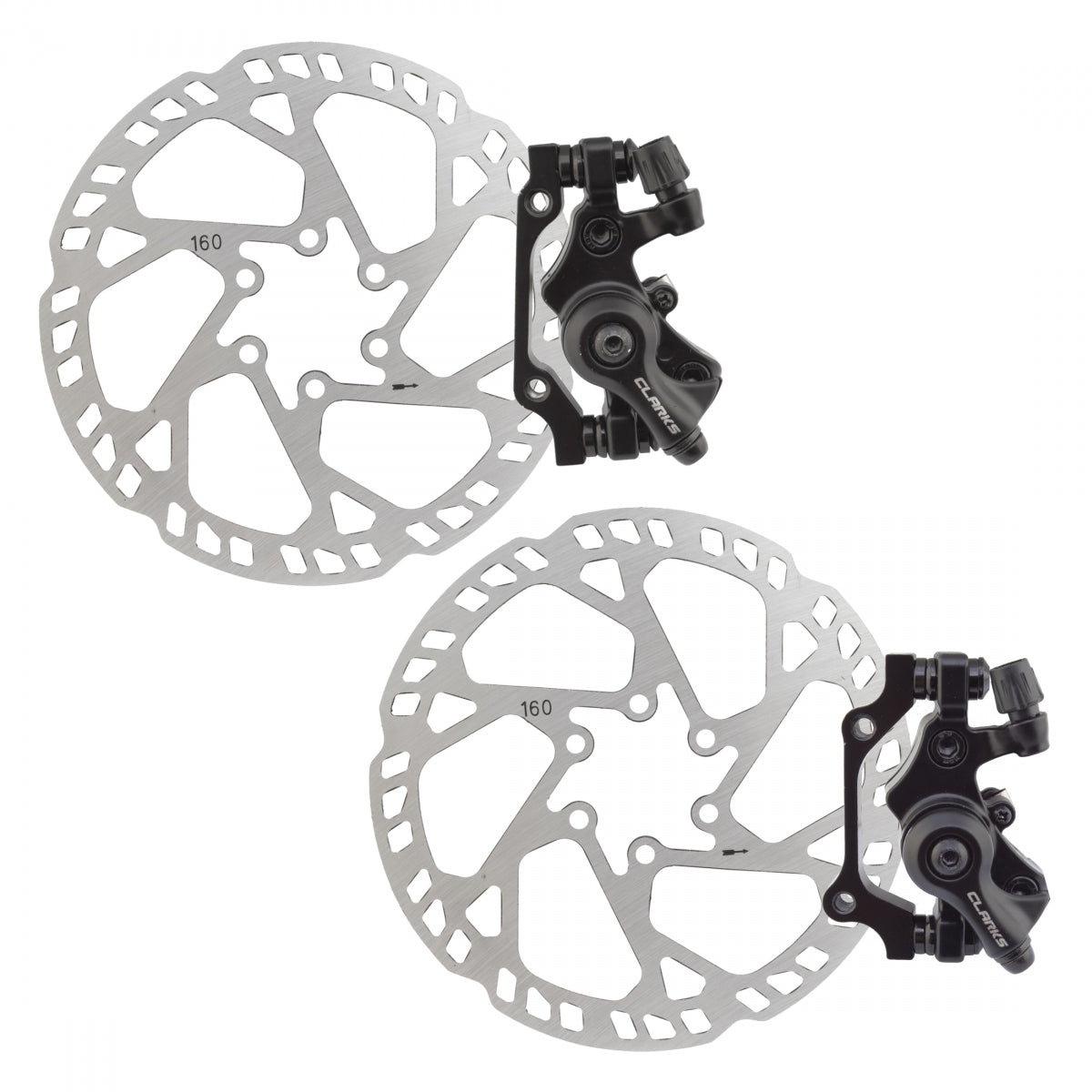 Clarks CBS-03 E-Bike Mech Disc IS Mount Mechanical 160mm Pair