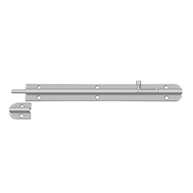 Deltana 12BB32D 12 Barrel Bolt - Brushed Stainless