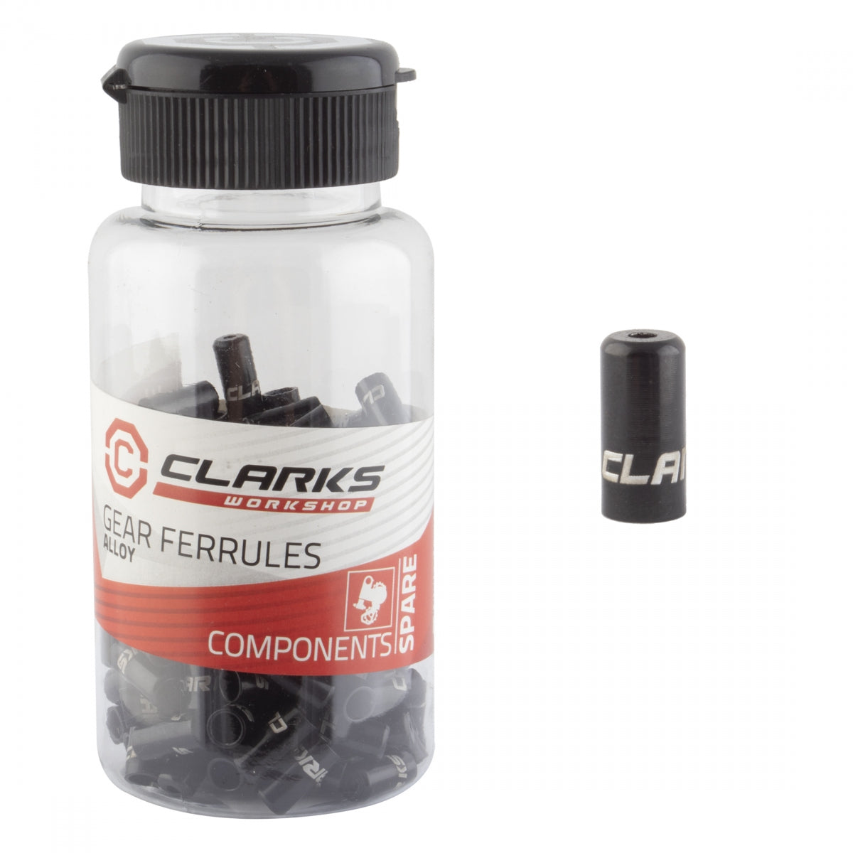 Clarks Cable Ferrules Gear 4mm Black