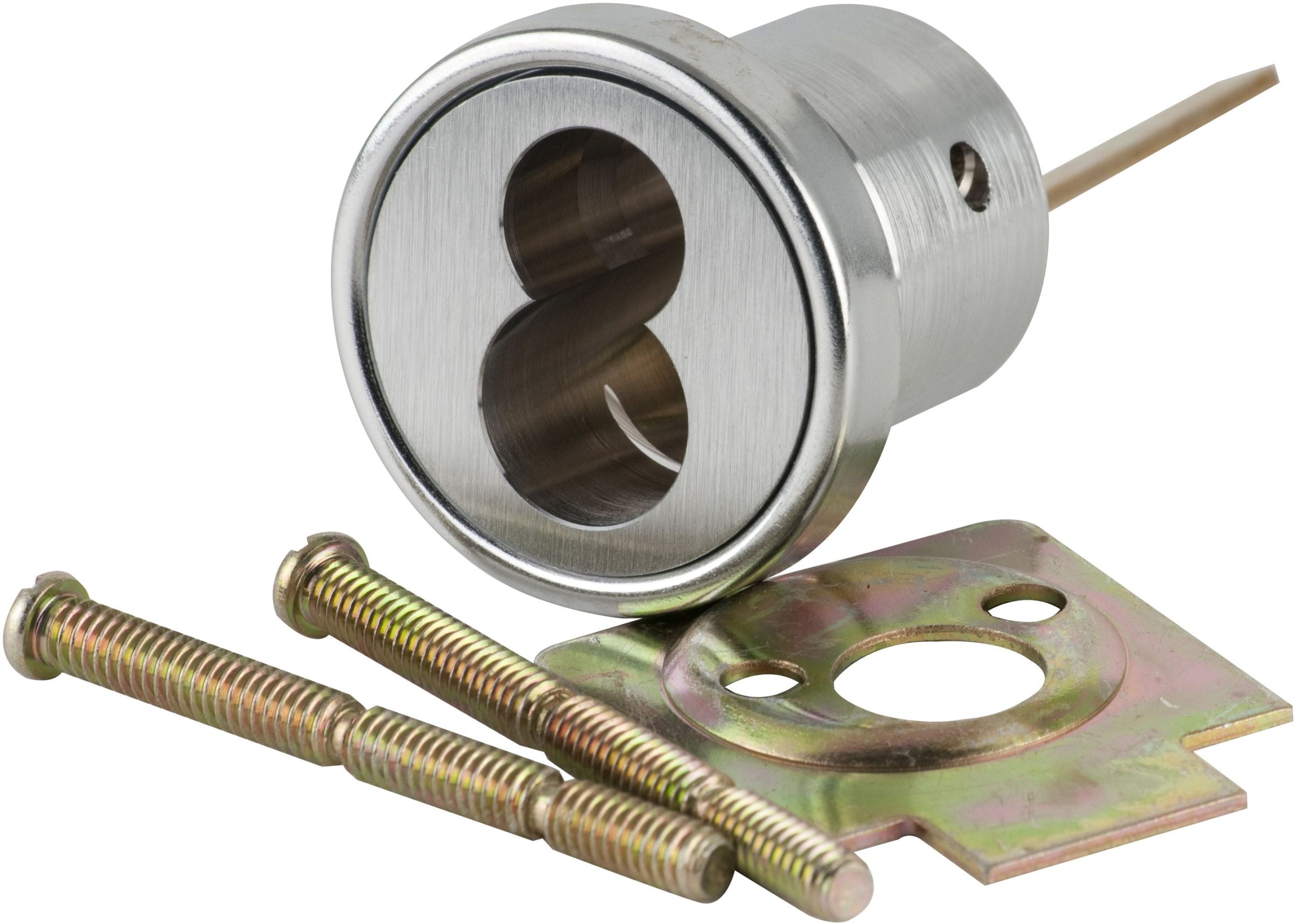 Schlage Commercial 20079626 Full Size Interchangeable Rim Housing Less Core with Convertible Tailpiece Satin Chrome Finish