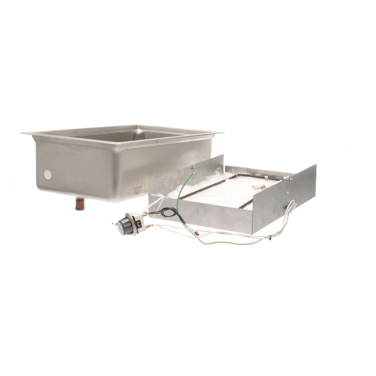 SS206ED - Wells - Built-In Bottom Mount Single Pan Warmer w/ Drain