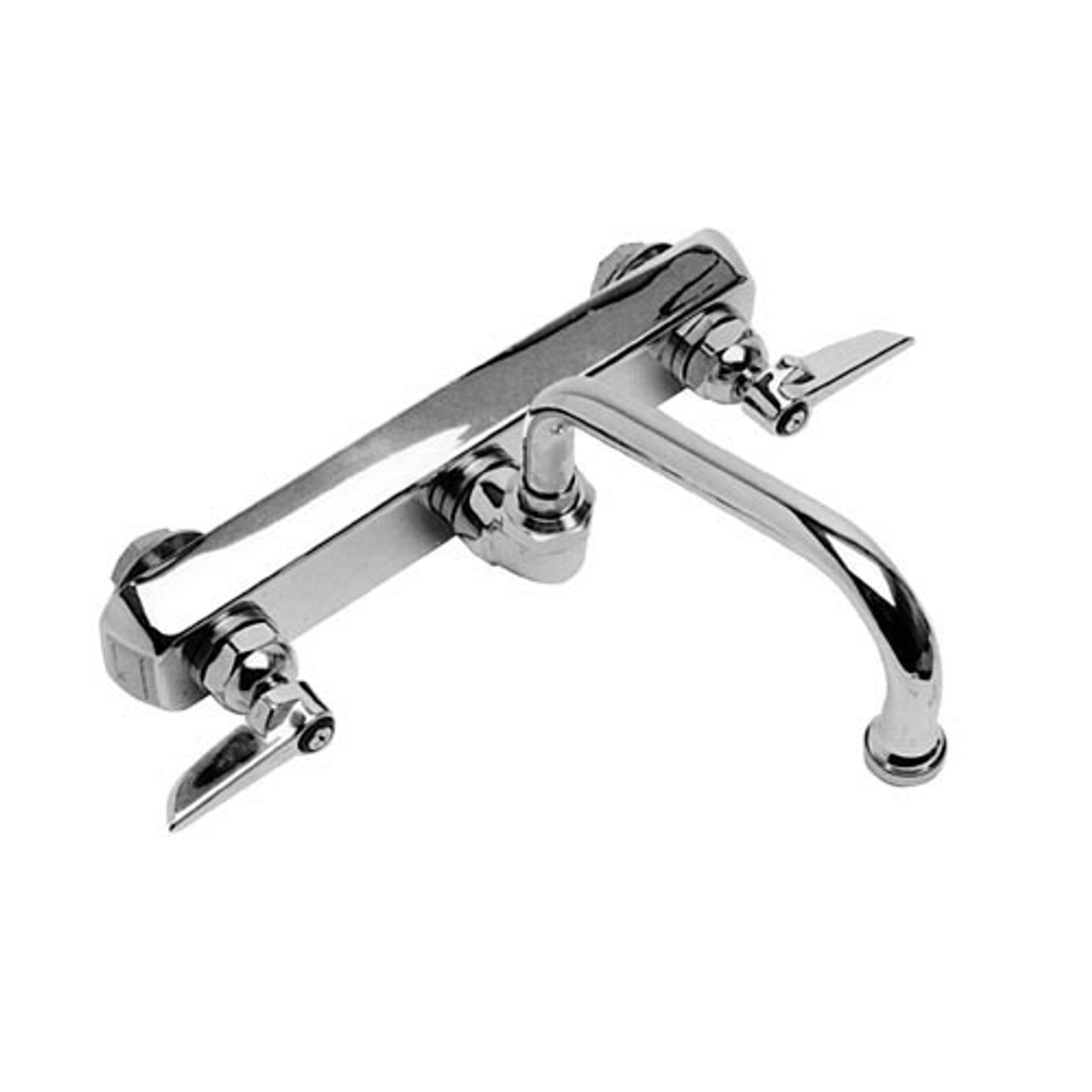 B-1128 - T&S Brass - 12 in Wall Mount Workboard Faucet With 8 in Centers