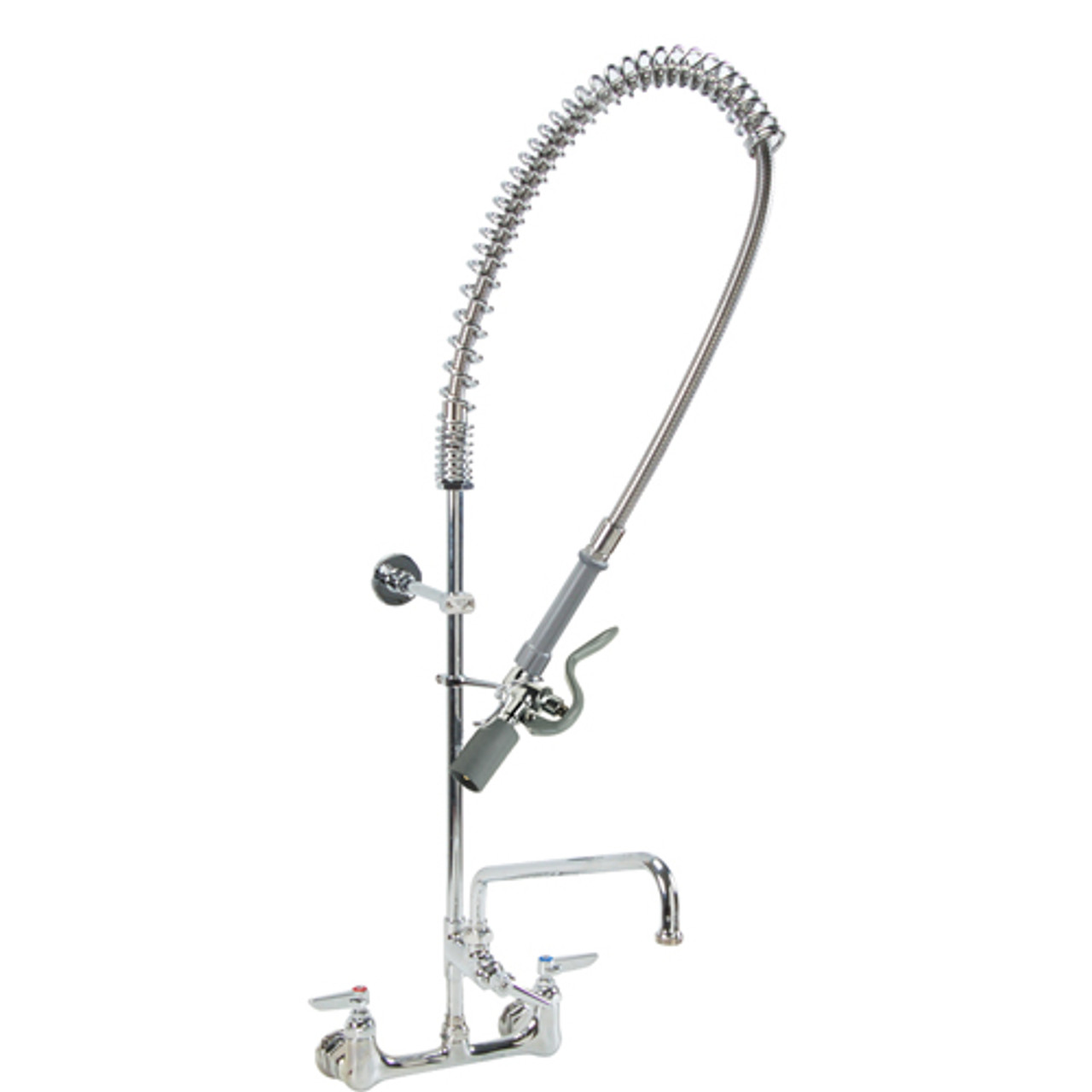 B-0133-ADF12-BC - T&S Brass - Wall Mount Pre-Rinse Assembly with Faucet