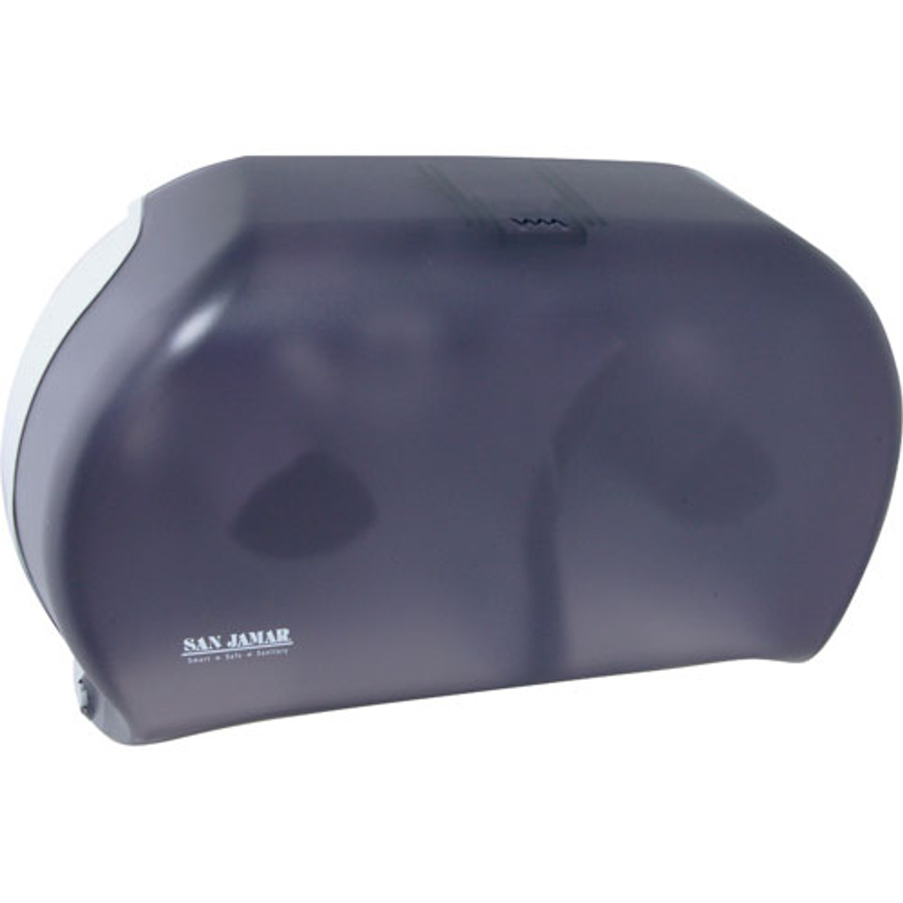R4000TBK - San Jamar - 9 in Double Roll Bath Tissue Dispenser