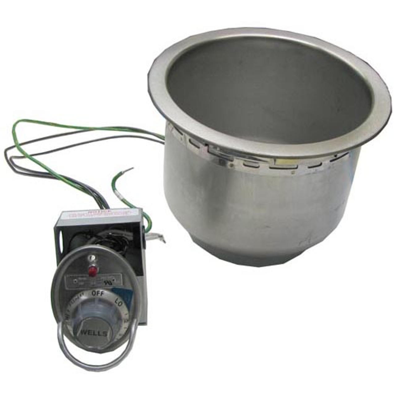 SS8D - Wells - Built-In 7 qt Warmer w/ Drain