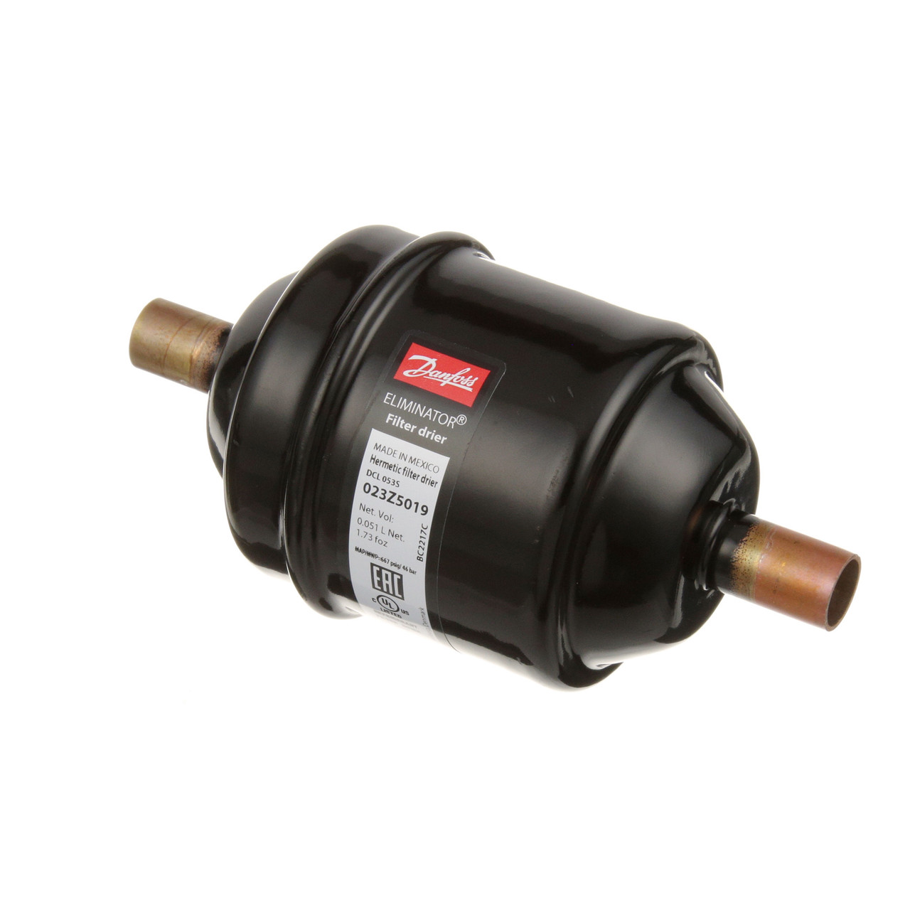 881008 - Mavrik - 3/8 in DCL053S Liquid Filter Drier w/ Sweat Connection