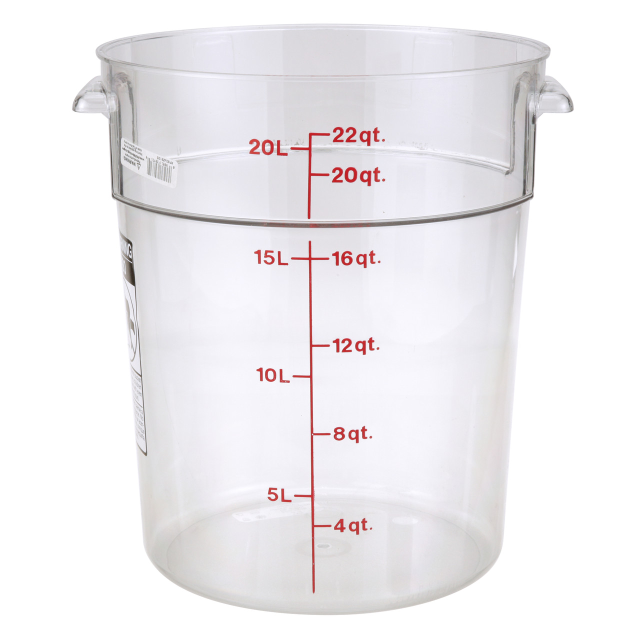 RFSCW22135 - Cambro - 22 qt Camwear® Food Storage Container