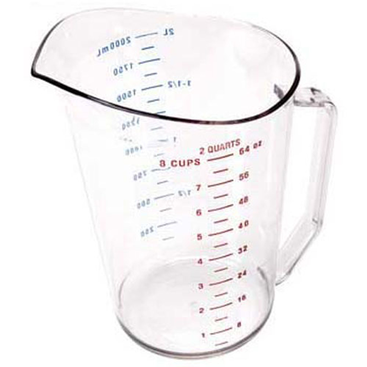 200MCCW135 - Cambro - 2 qt Camwear® Measuring Cup