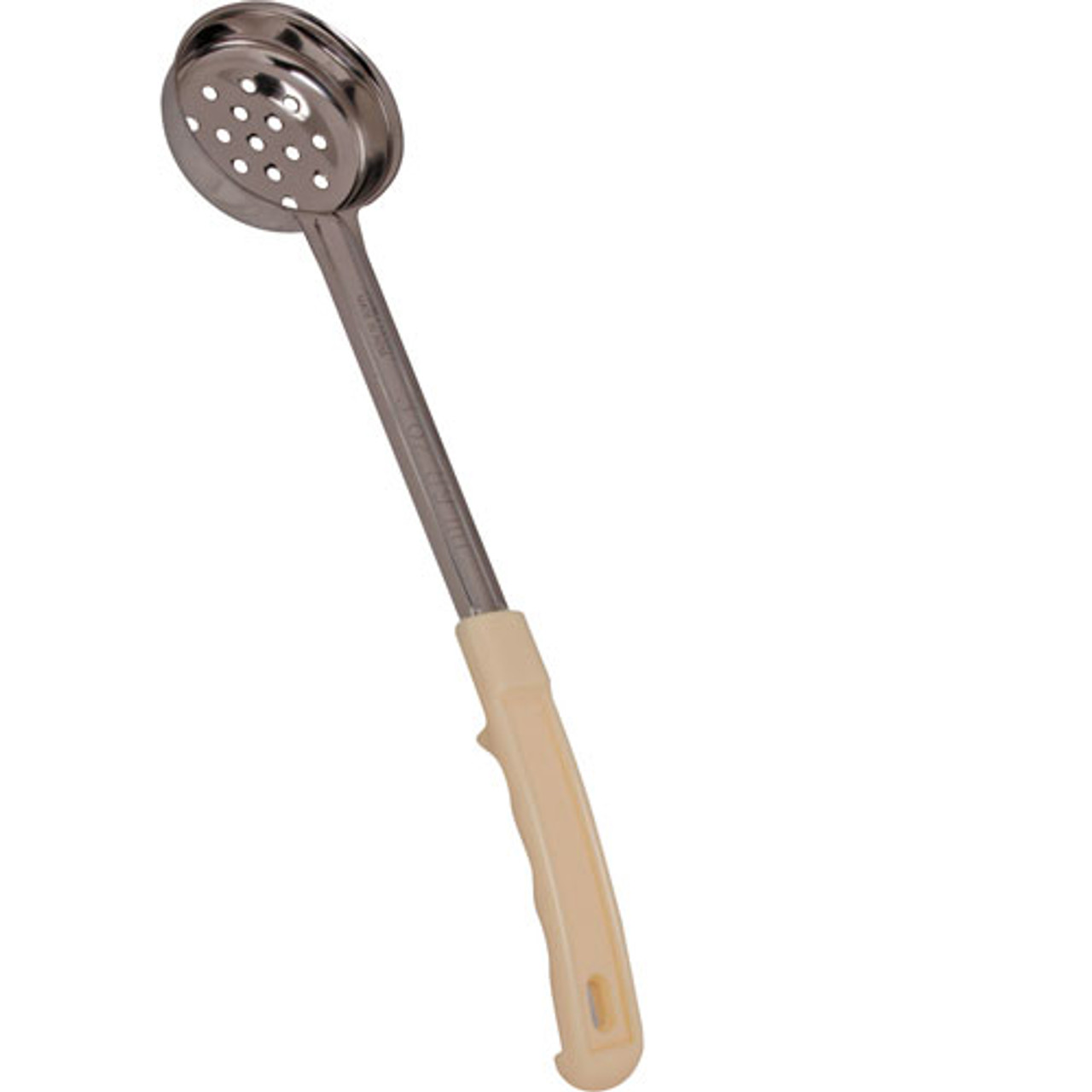 5743P - Browne - 3 oz Beige Perforated Portion Spoon