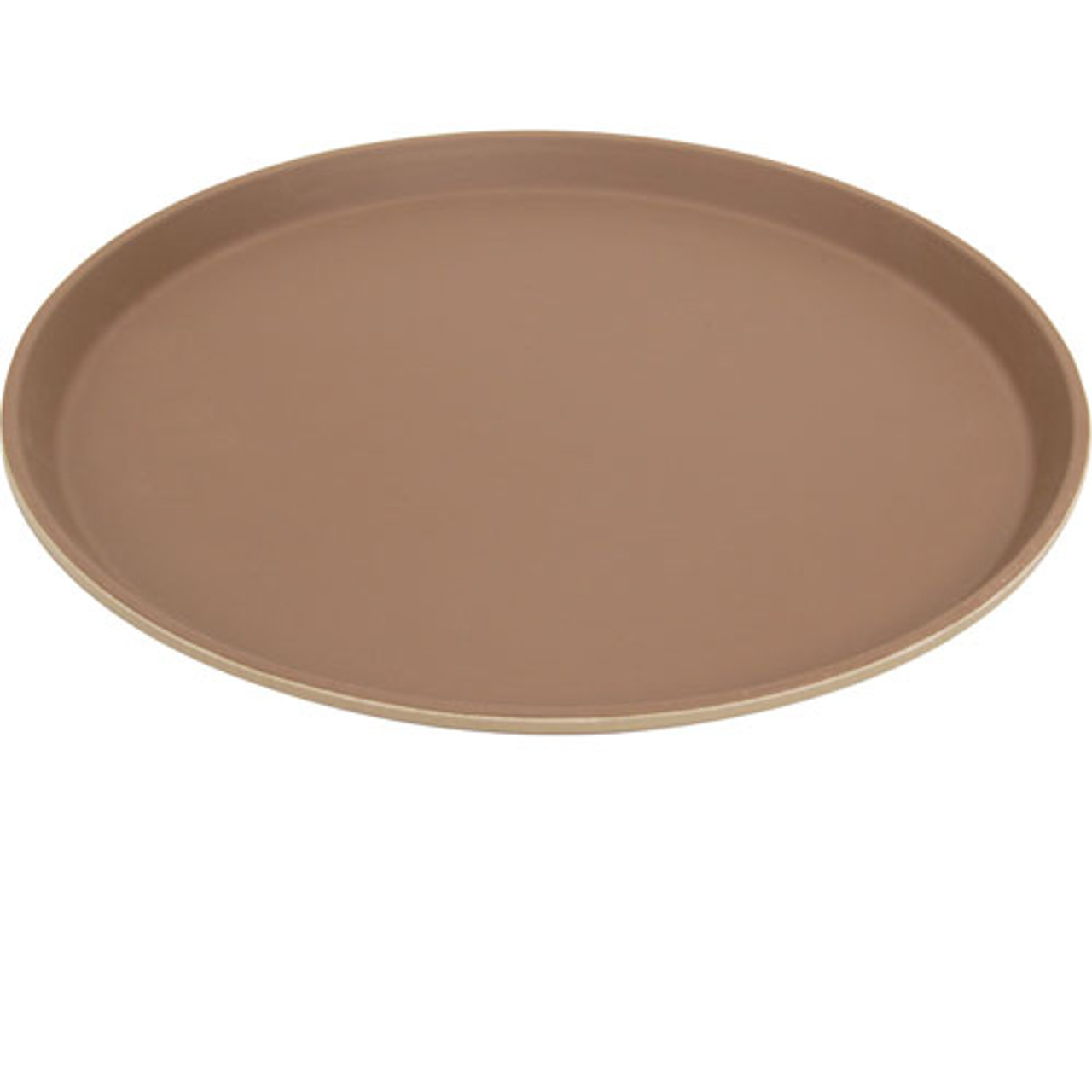 1400CT138 - Cambro - 14 in Round Tavern Tan Camtread® Serving Tray