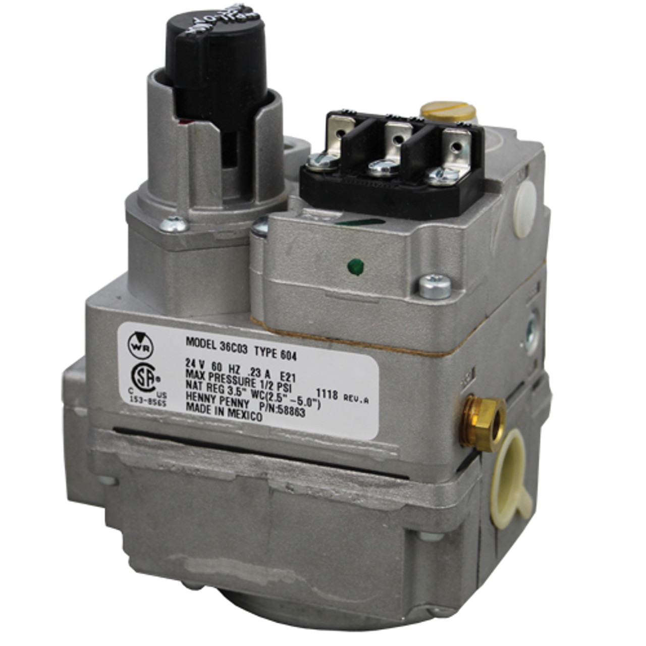 58863 - Henny Penny - Gas Valve Natural gas