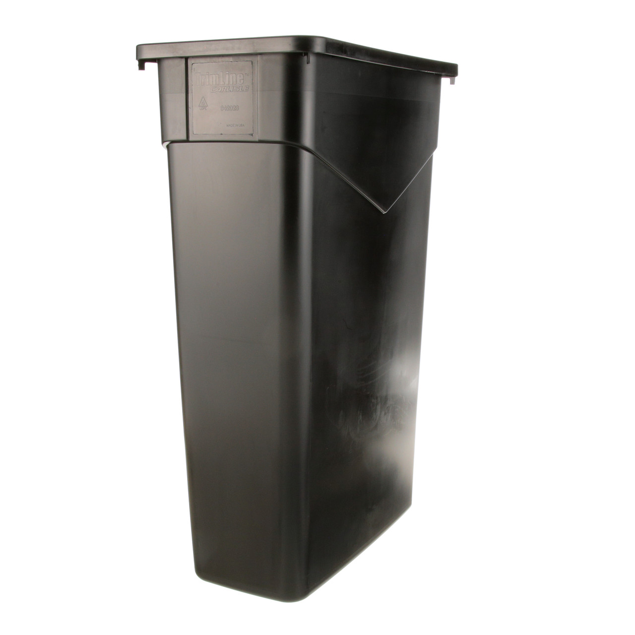 34202303 - Carlisle - 23 gal Black TrimLine™ Trash Container