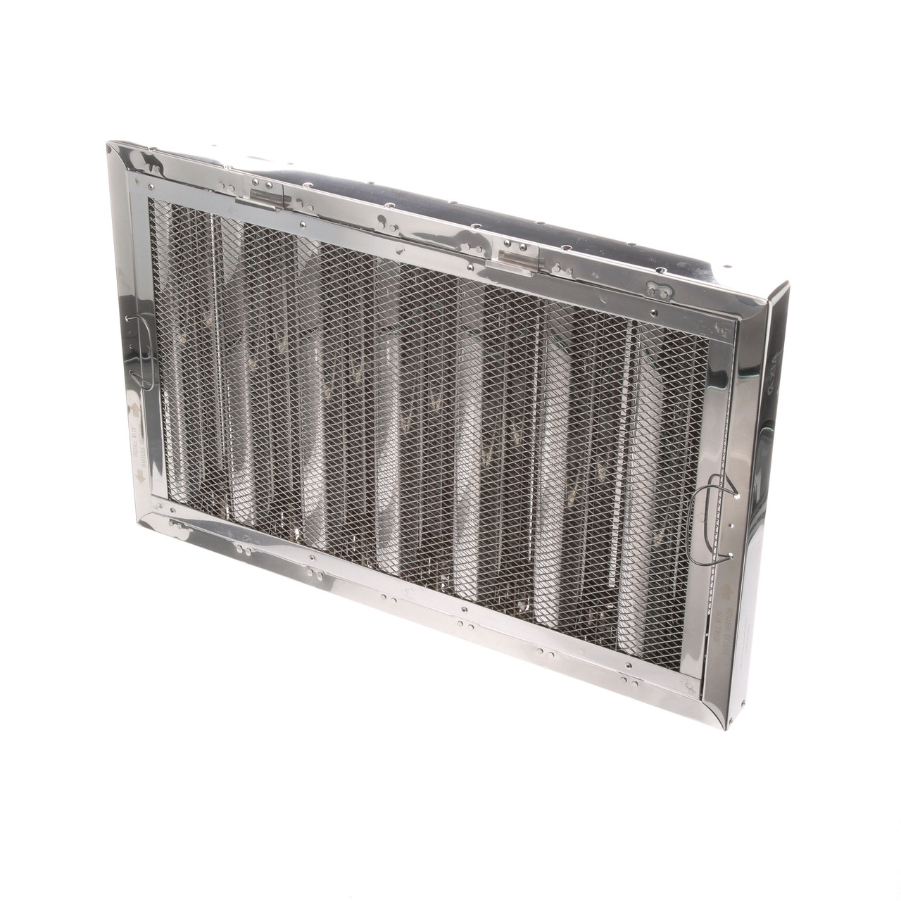 8014153 - Mavrik - 16 in x 25 in Stainless Steel Hood Filter w/ Spark Arrestor and Hooks
