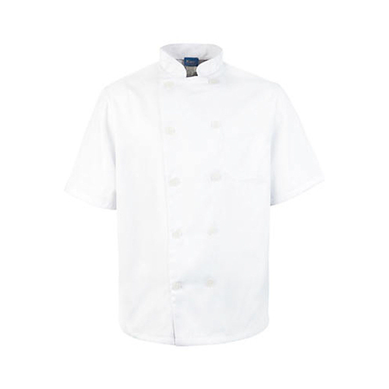1051XS - KNG - XS Men's White Short Sleeve Chef Coat