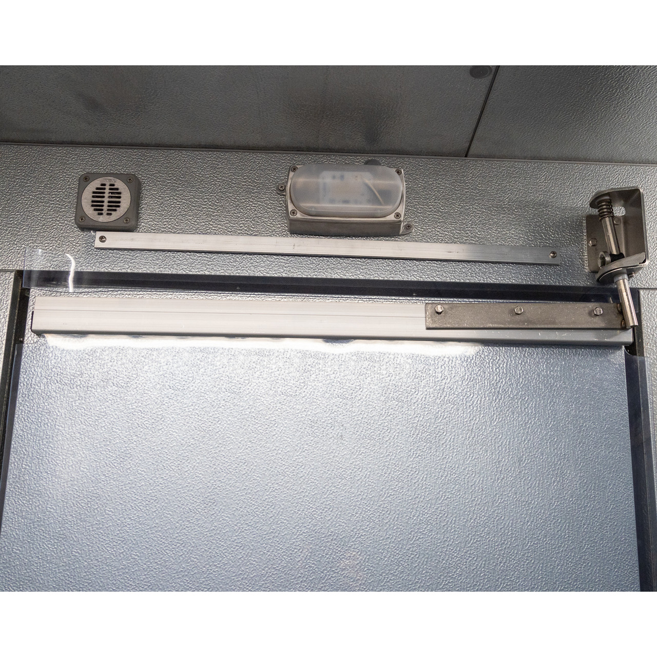 4KTTM 123678RS - Kason® - Vinyl Swing Door Panel Top Mount Right Side