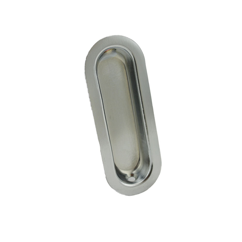 Ives Commercial 223B26D Solid Brass Oval Flush Pull Satin Chrome Finish
