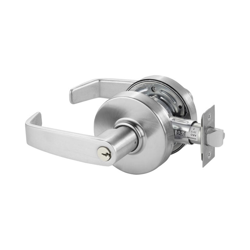 Sargent 28-7G05-LL Entrance or Office Cylindrical Lever Lockset, LA Keyway, L Rose, L Lever, Grade 2