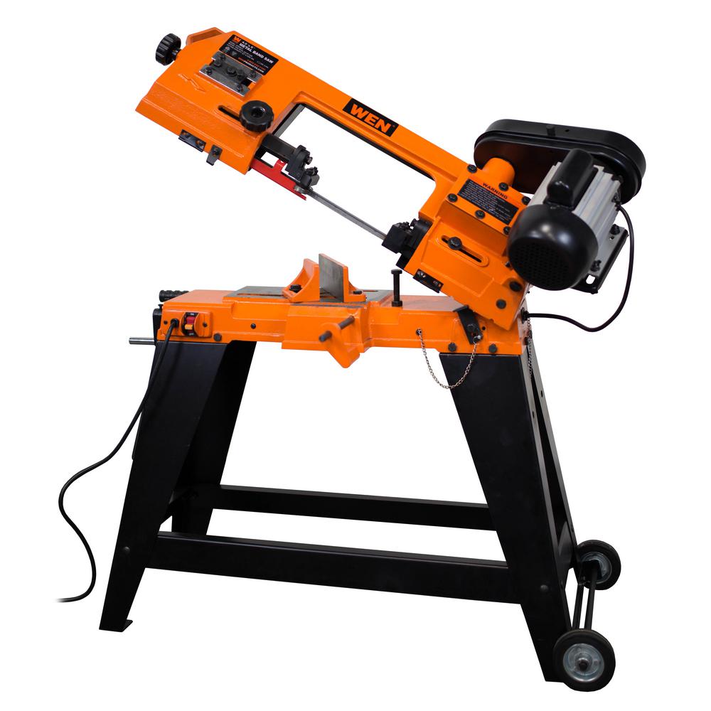 4.6 Amp 4 in. x 6 in. Metal-Cutting Band Saw with Stand