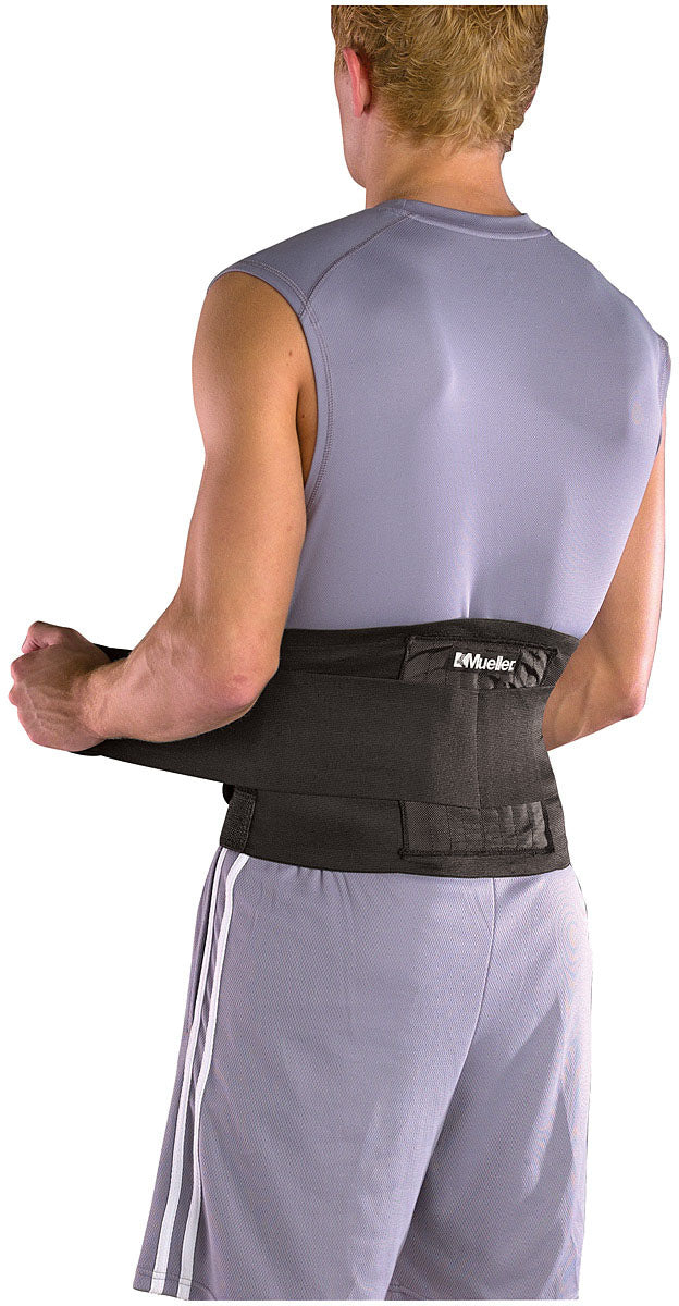 Mueller Adjustable Back Brace - Support and Comfort in Black