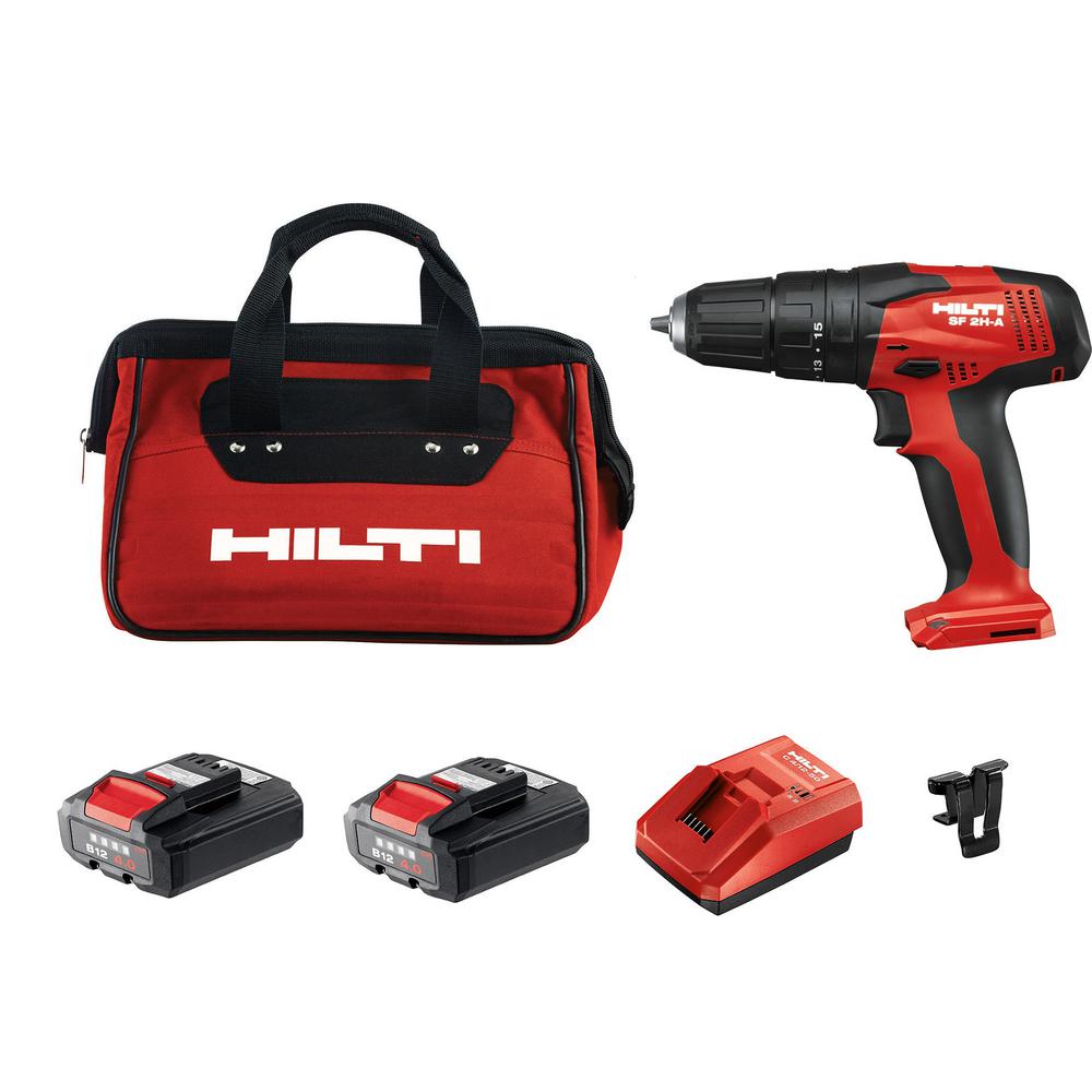 12-Volt Lithium-Ion 3/8 in. Cordless Hammer Drill/Driver SF 2H-A with Battery, Charger and Bag