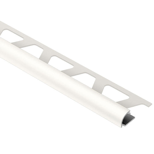 Schluter Systems Rondec 0.313-in W x 98.5-in L White Aluminum Bullnose Tile Edge Trim