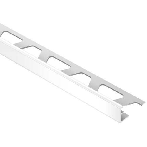 Schluter Systems Jolly 0.5-in W x 98.5-in L Bright White PVC L-angle Tile Edge Trim