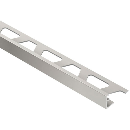 Schluter Systems Jolly 0.375-in W x 98.5-in L Satin Nickel Aluminum L-angle Tile Edge Trim