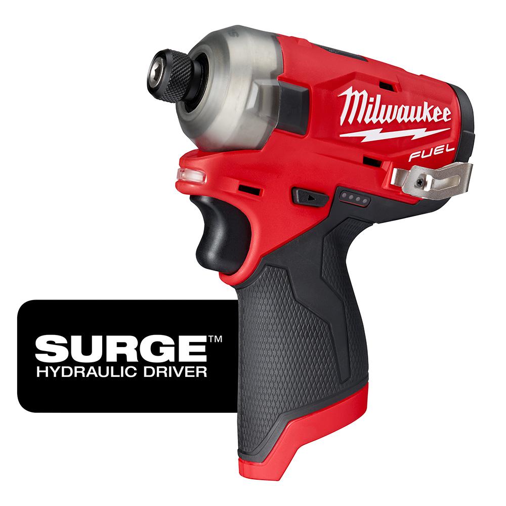 M12 FUEL SURGE 12-Volt Lithium-Ion Brushless Cordless 1/4 in. Hex Impact Driver (Tool-Only)