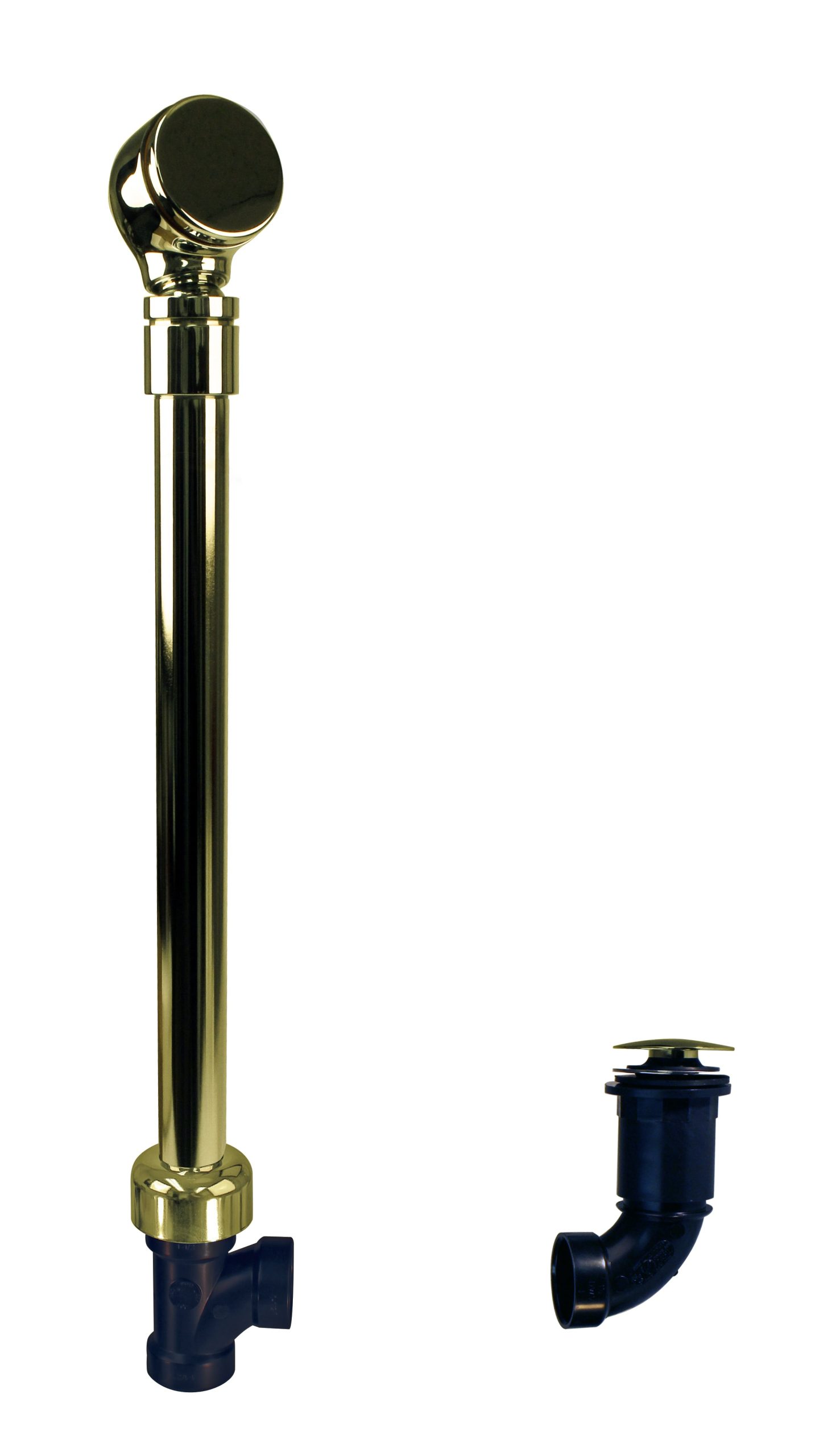 Westbrass 493144HRHBJ Semi-Exposed Tip-Toe BWO with Overflow Ball Joint