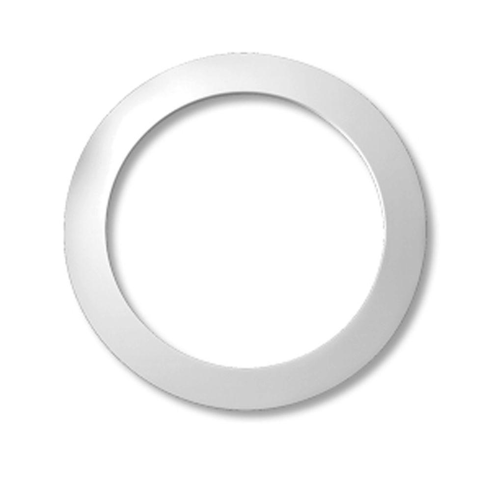 31-3/16 in. x 31-3/16 in. x 1 in. Polyurethane Flat Trim for Round Louver Gable Vent