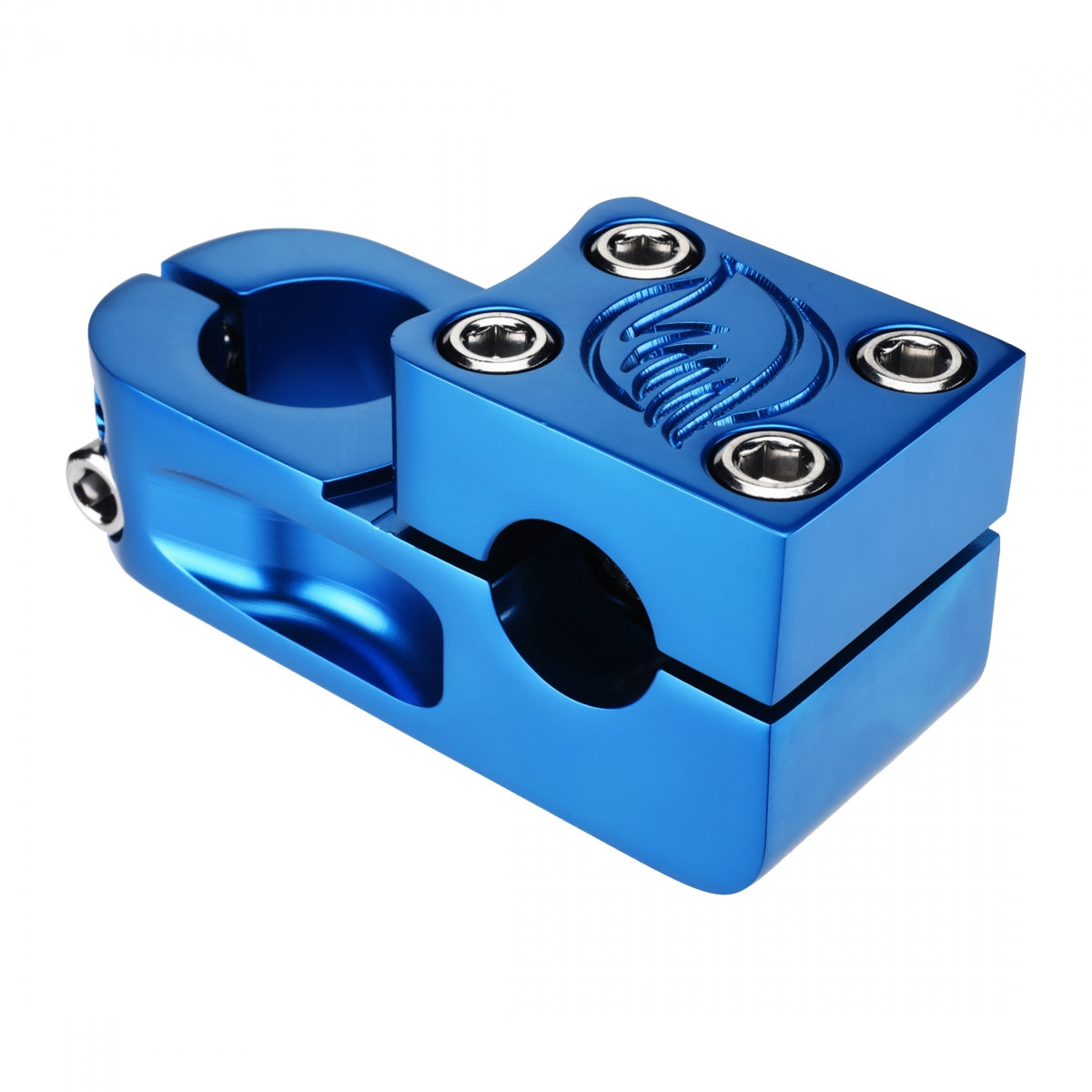 Se Bikes Narler Stem Bar 22.2mm Length 55mm Angle 0 Deg Blue Aluminum BMX Bike