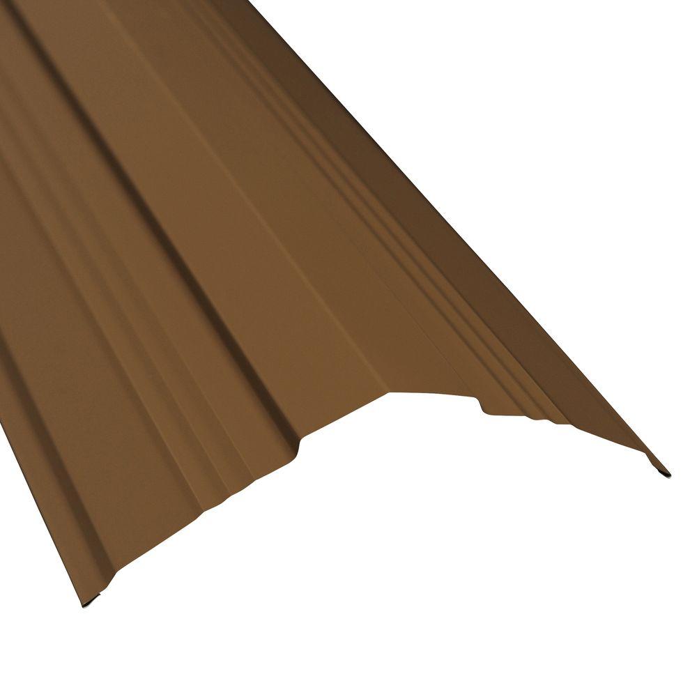 14 in. Universal Ridge Flashing in Burnished Slate