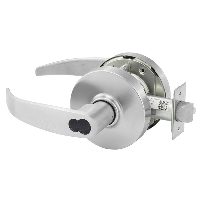 Sargent 28-60-7G04-LP Storeroom or Closet Cylindrical Lever Lockset, LFIC Less Core, L Rose, P Lever, Grade 2
