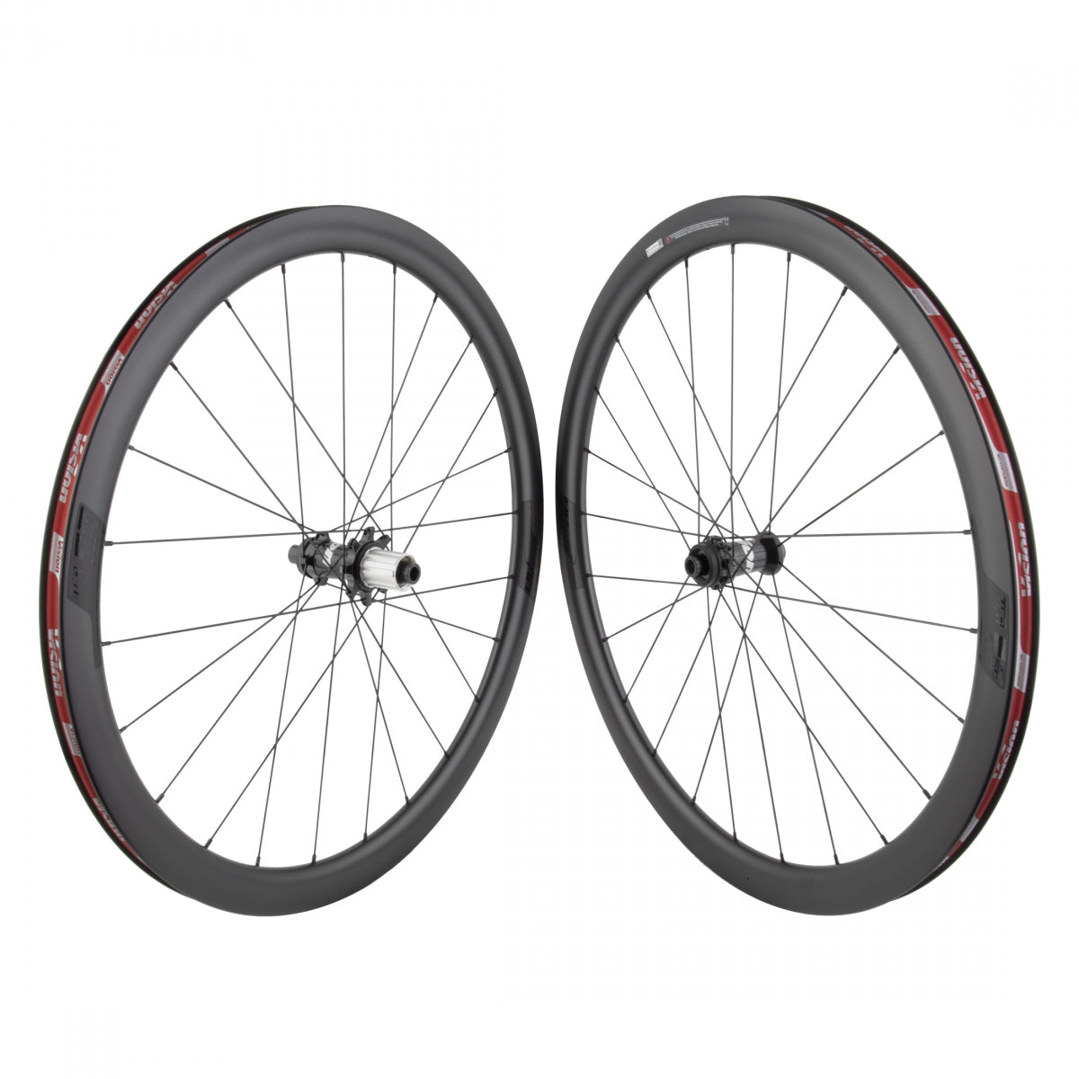 Vision SC40 Wheelset - 700, 12 x 100/142, Center-Lock, HG 11, Black