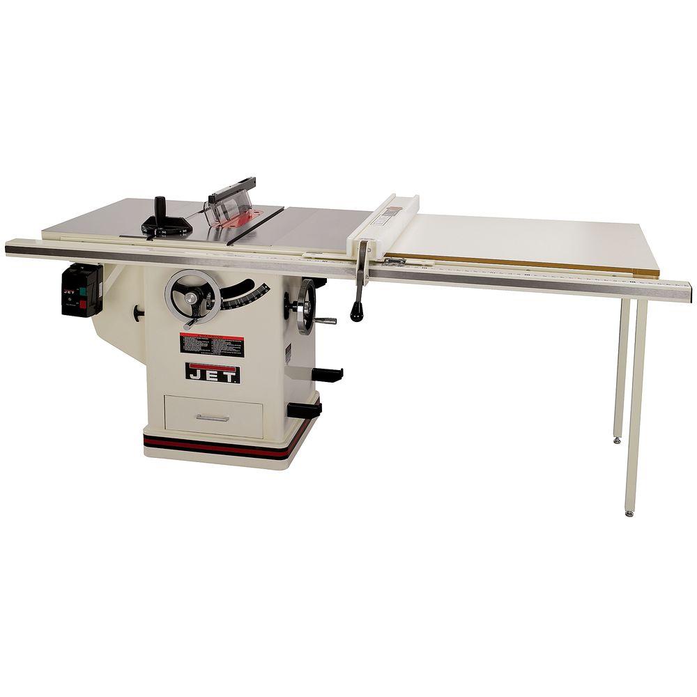 3 HP 10 in. Deluxe XACTA SAW Table Saw with 50 in. Fence, Cast Iron Wings and Riving Knife, 230-Volt