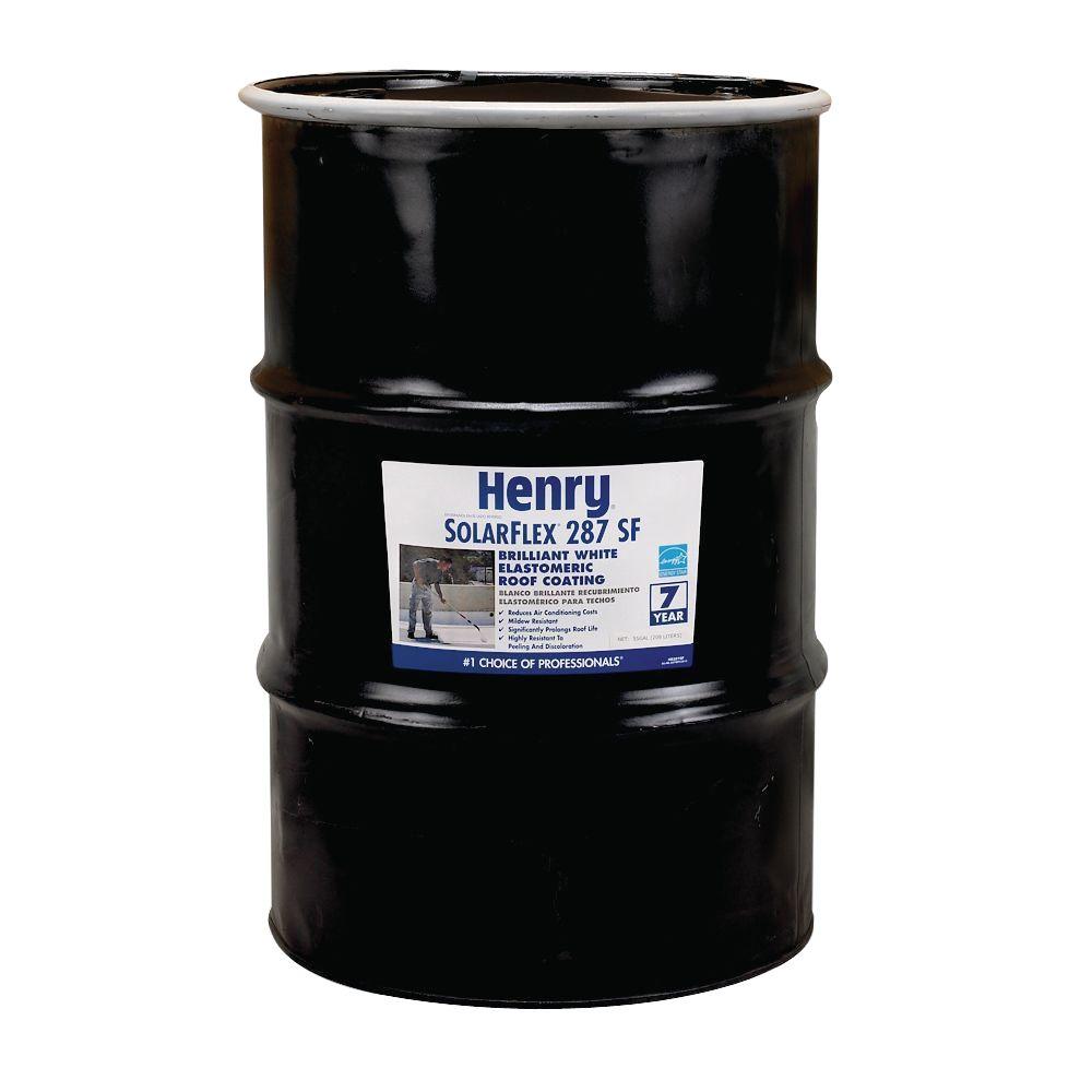 287 Solar-Flex 55 Gal. White Acrylic Reflective Elastomeric Roof Coating