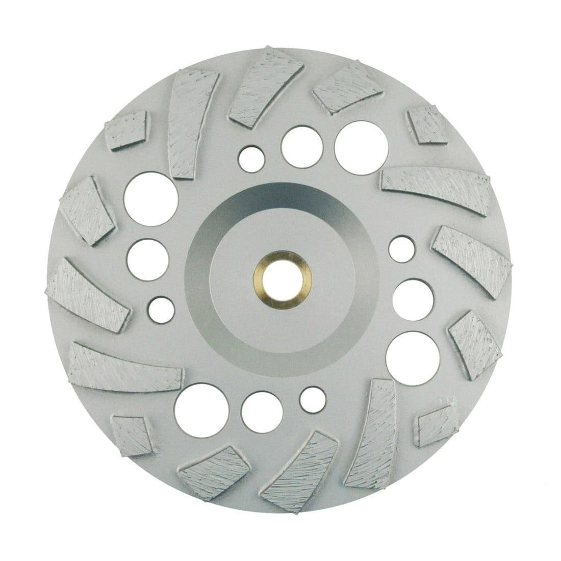 7 Inch Flat Grinding Cups, Staggered Segments