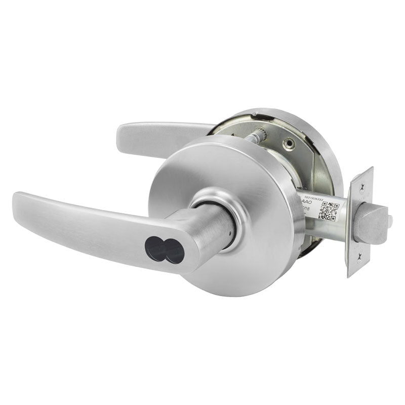 Sargent 28-70-7G05-LB Entrance or Office Cylindrical Lever Lockset, SFIC Less Core, L Rose, B Lever, Grade 2