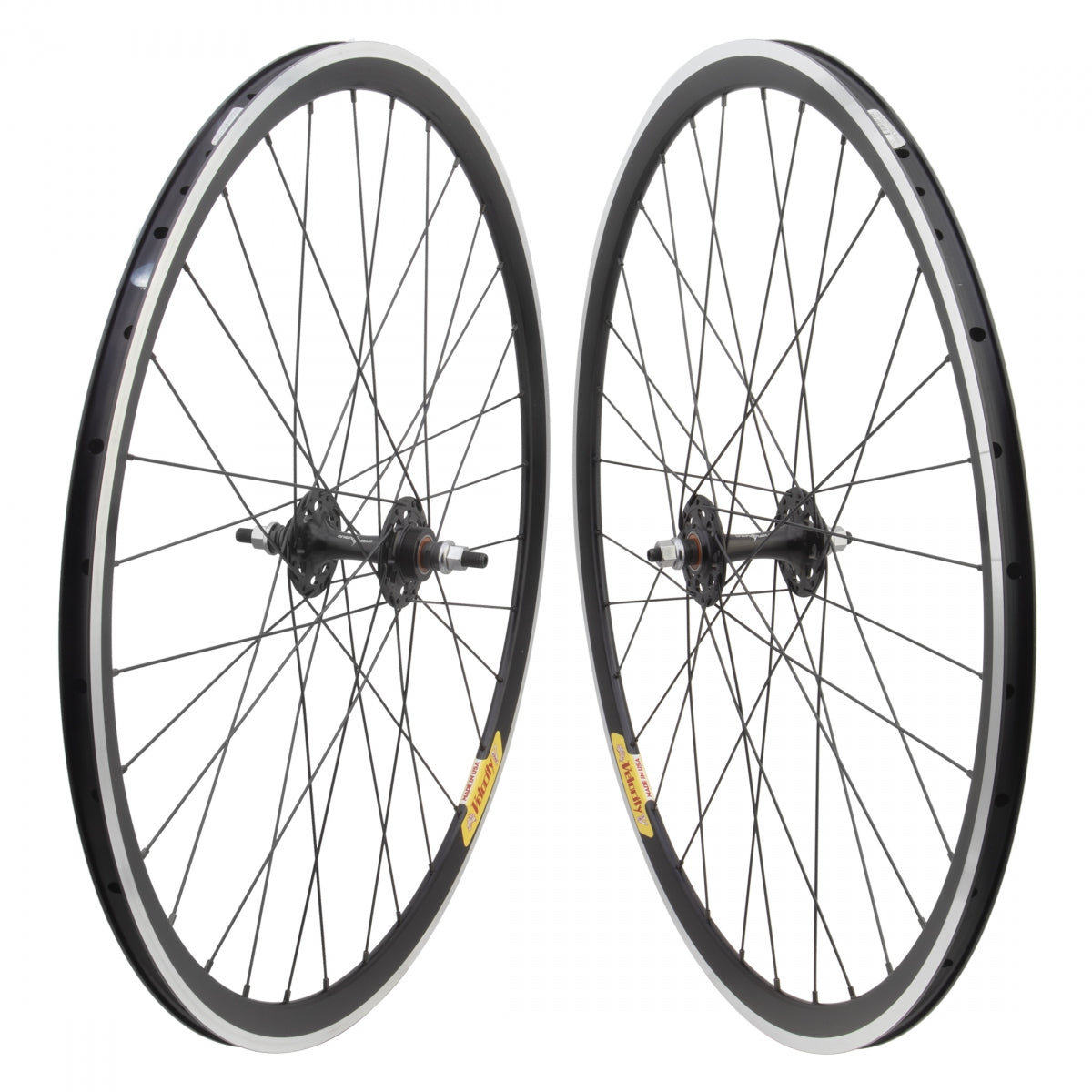 Wheel Master 700C Alloy Fixed Gear/Freewheel Double Wall 700C SET Velocity Deep-V RIM