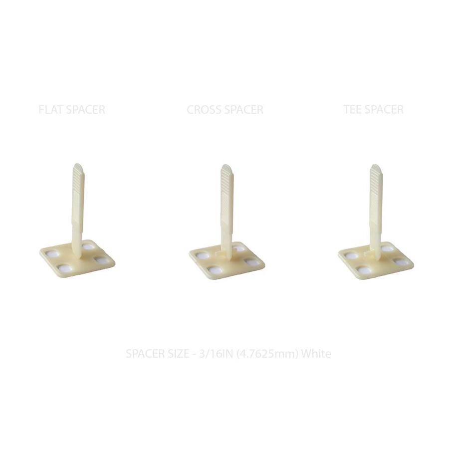 Miracle Sealants Levolution 50-Pack 0.59-in W x 2.63-in L 3/16-in Plastic Tile Spacer