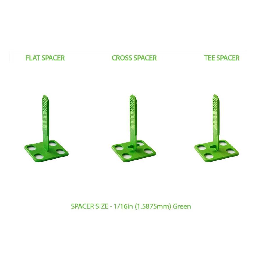 Miracle Sealants Levolution 50-Pack 0.59-in W x 2.63-in L 1/16-in Plastic Tile Spacer
