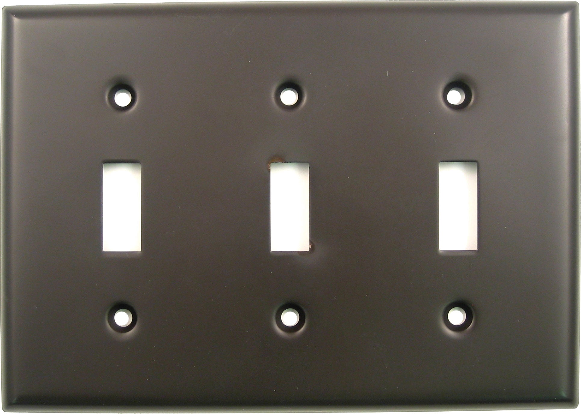 Rusticware 789ORB Triple Toggle Switch Plate Oil Rubbed Bronze Finish