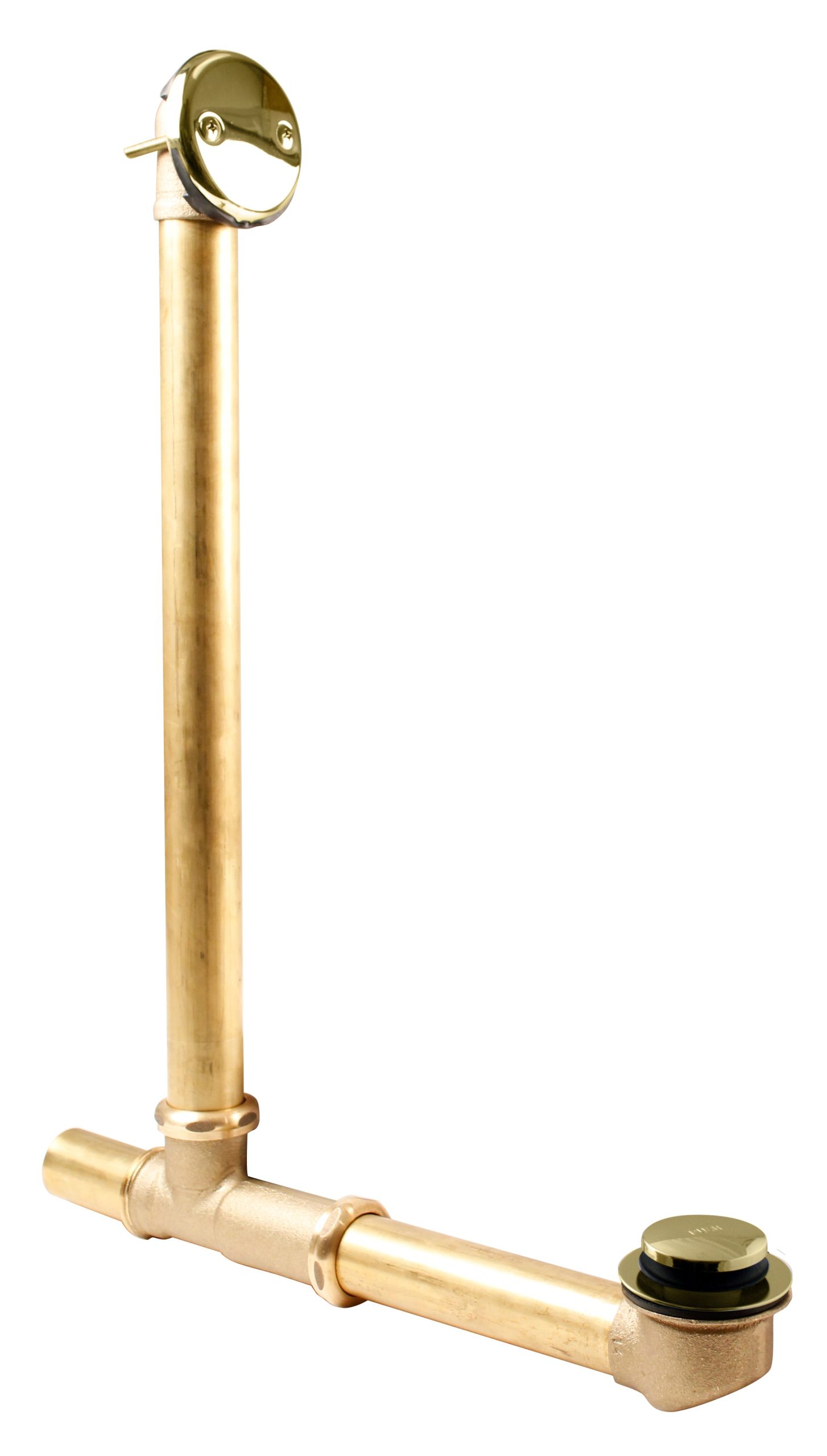 Westbrass 7931817-AF Above Floor Overflow with Tip-Toe Trim and 2-Hole Overflow Cover